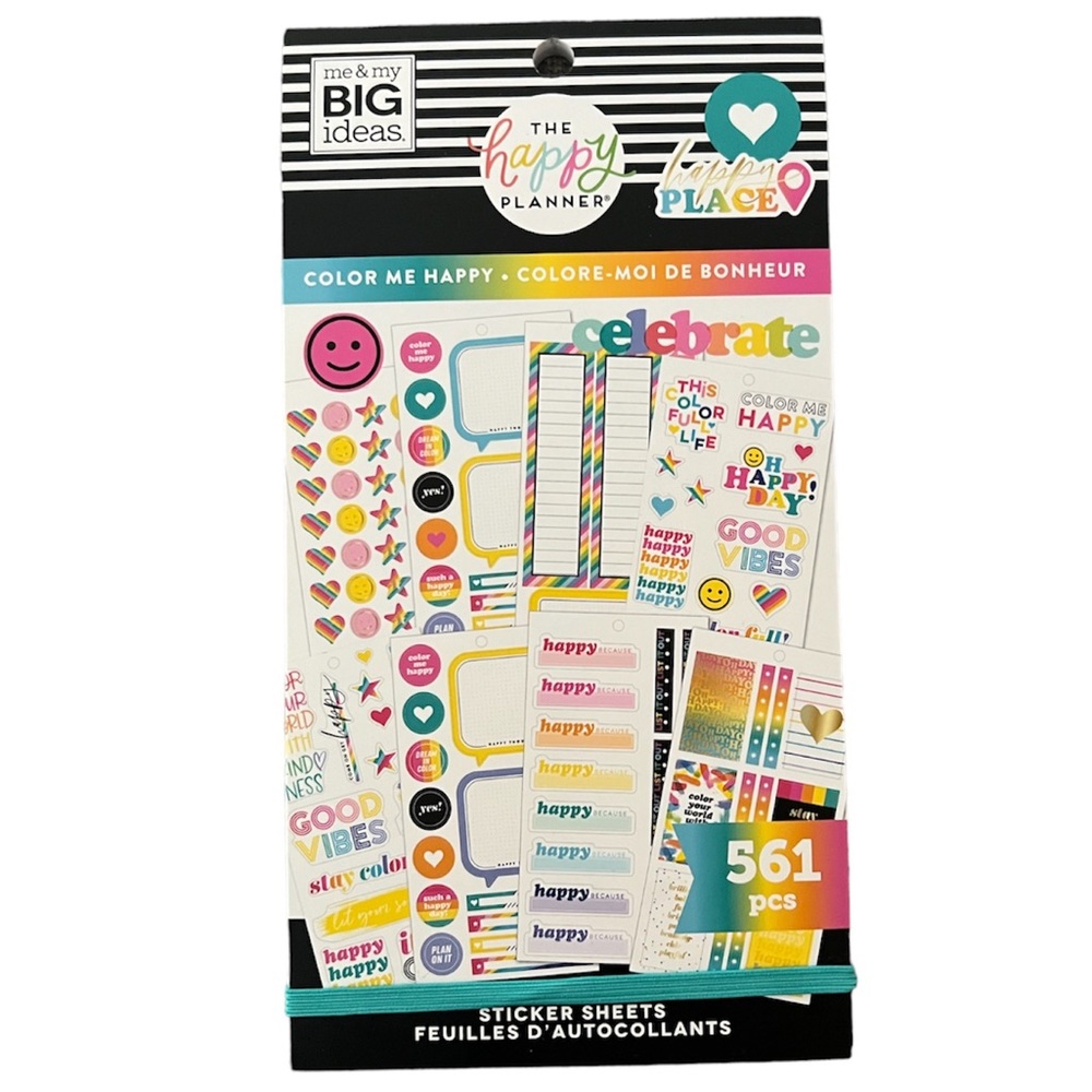 Happy Planner Stickers Color Me Happy